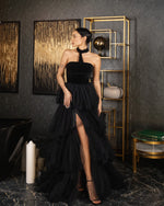 Black glamorous dress